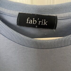 Fab'rik Women’s Light Blue Crewneck Sweater